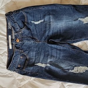 !iT - Blue Skinny Capri Jeans